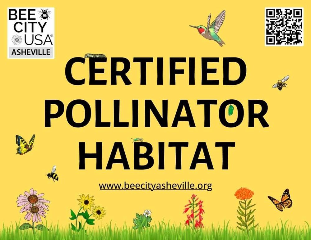 Bee City Certification Sign pollinator Habitat